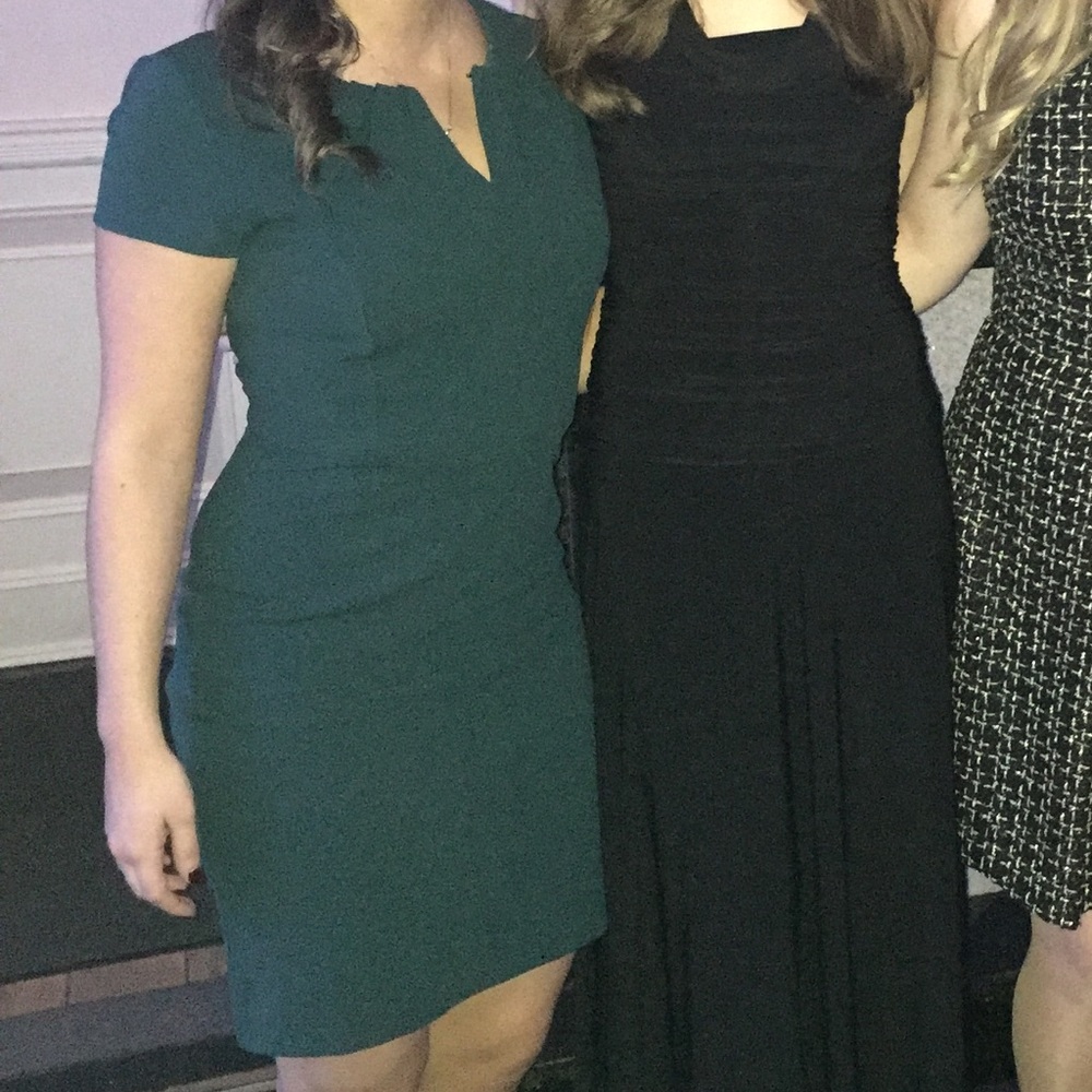 Dark green dress from banana republic